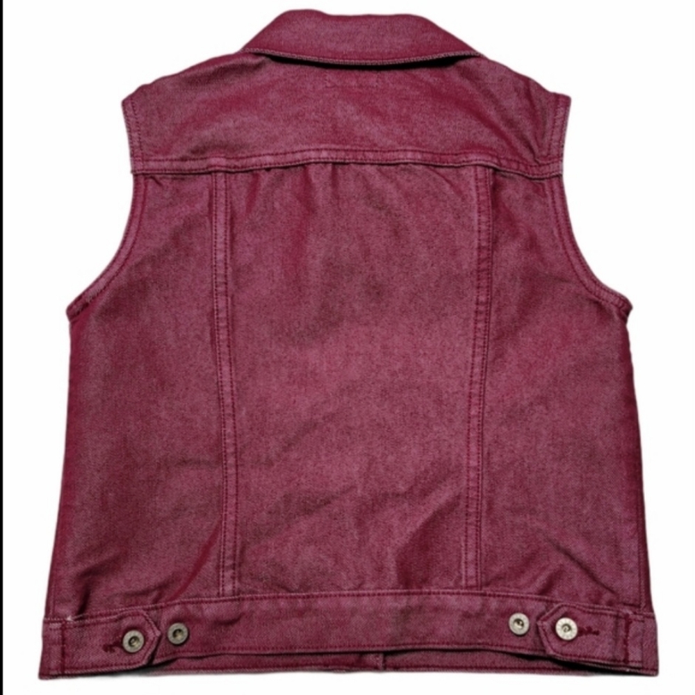 Guess Jean Vest Sz L - Picture 2 of 4